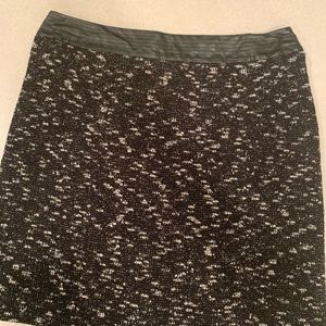 Leather waisted skirt